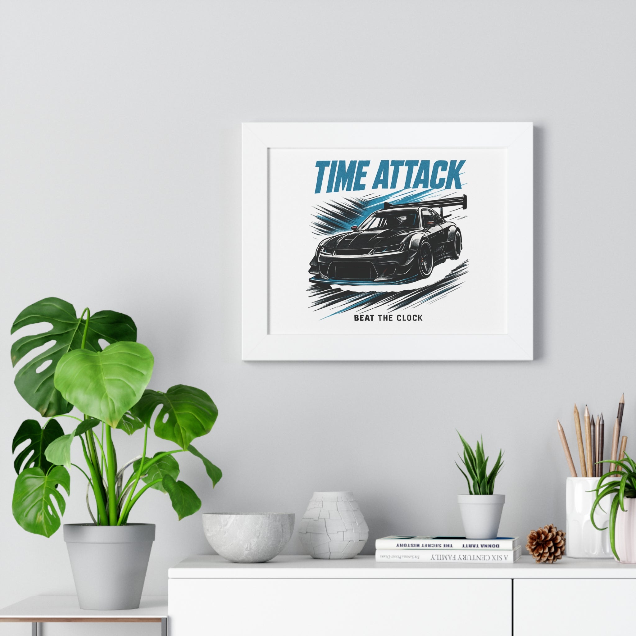 Poster Art Print - Time Attack Design from GTS