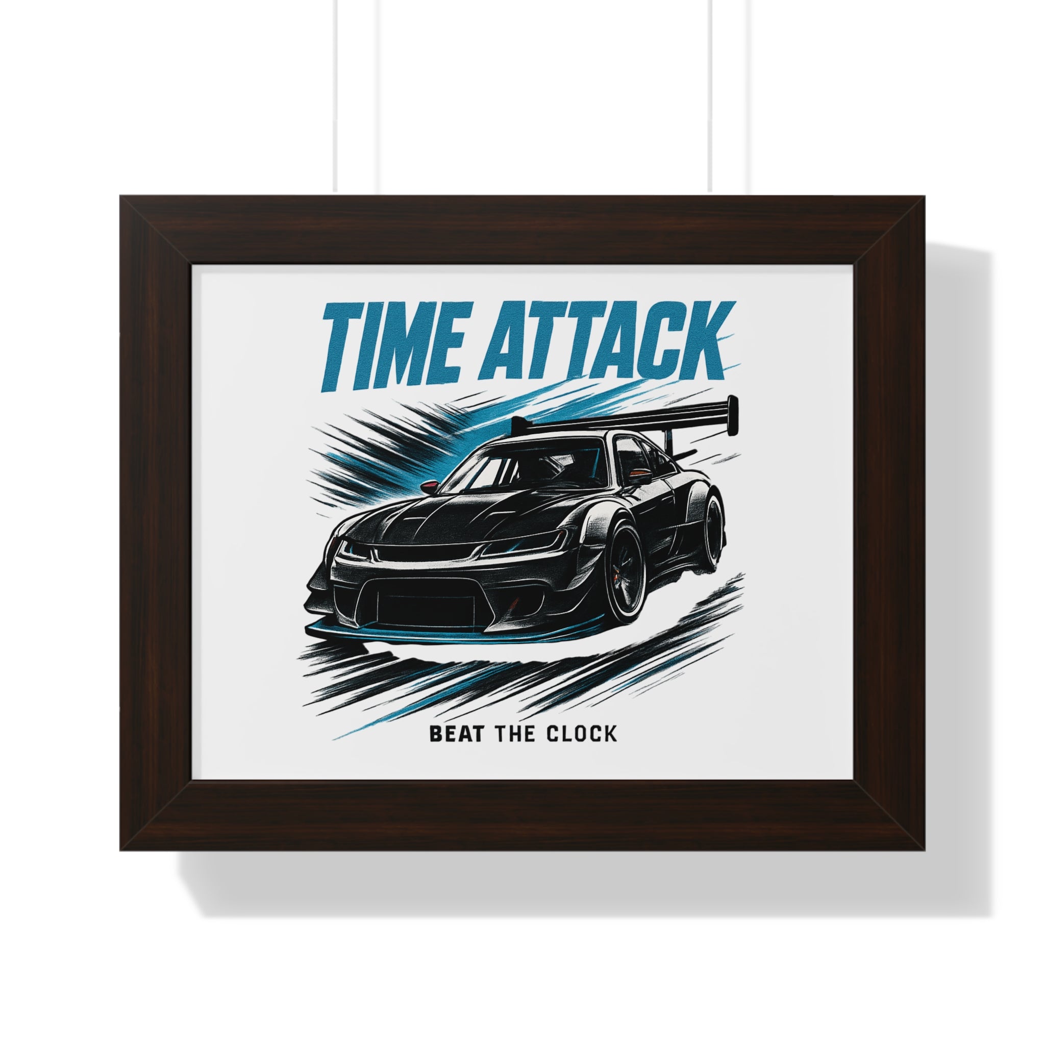 Poster Art Print - Time Attack Design from GTS