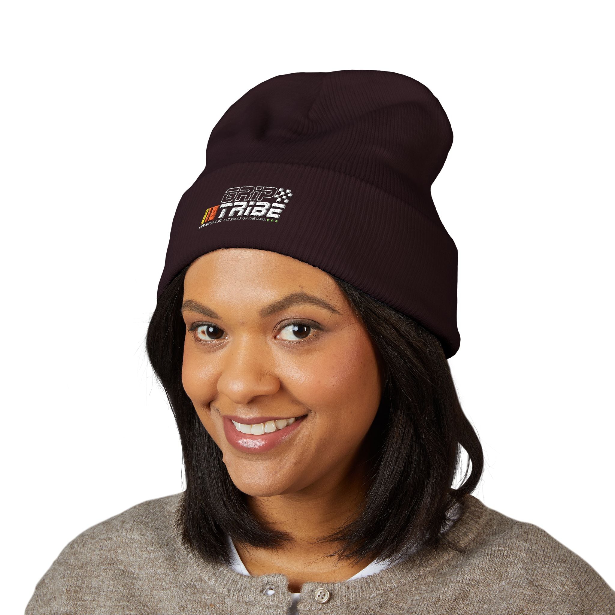 GTS Embroidered Cuffed Beanie - Perfect for Outdoor Adventures