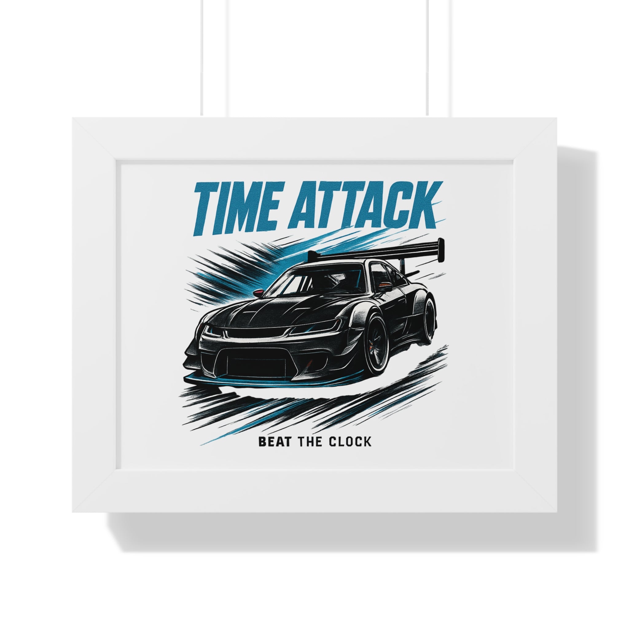 Poster Art Print - Time Attack Design from GTS