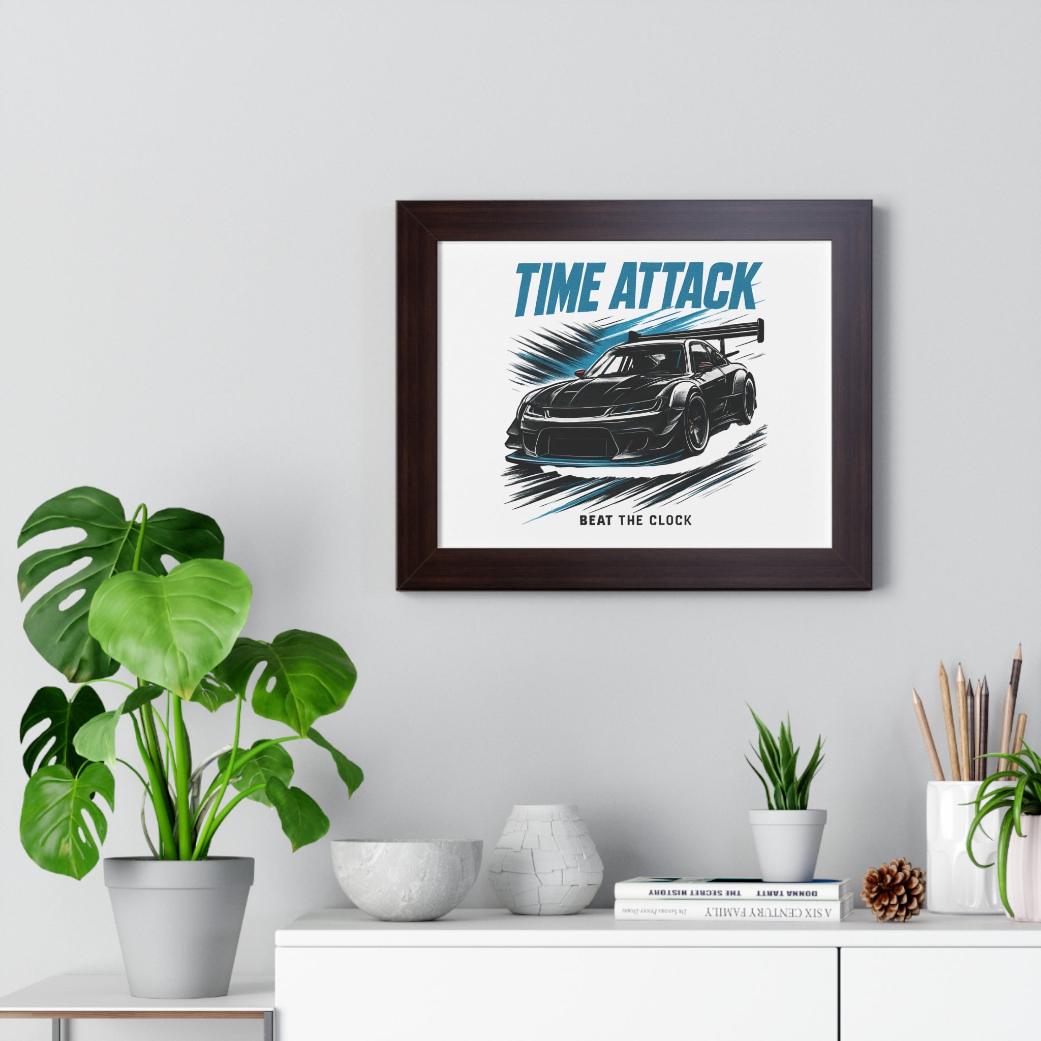 Poster Art Print - Time Attack Design from GTS