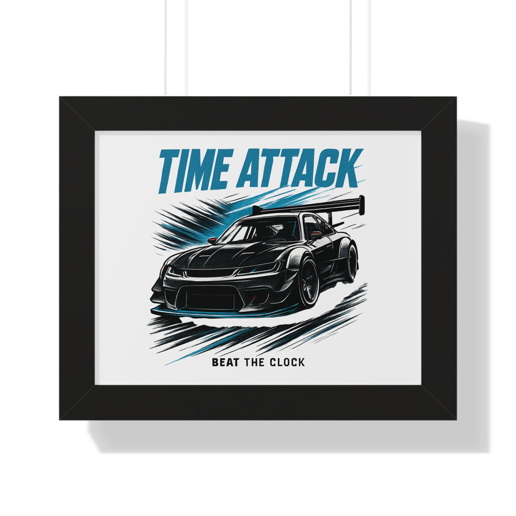 Poster Art Print - Time Attack Design from GTS