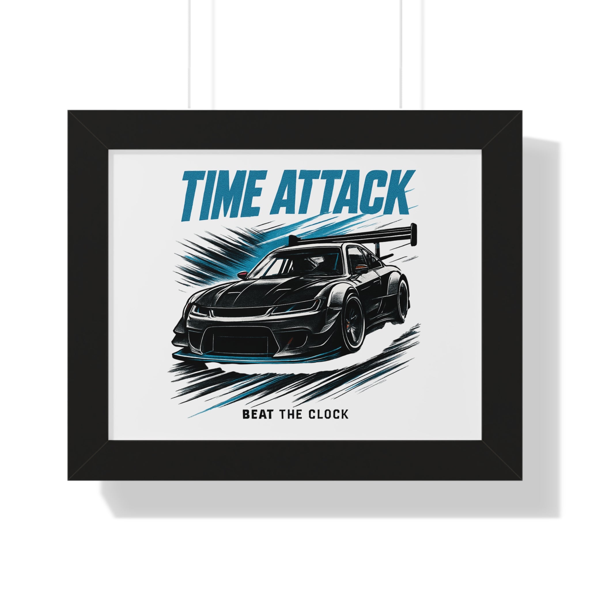 Poster Art Print - Time Attack Design from GTS