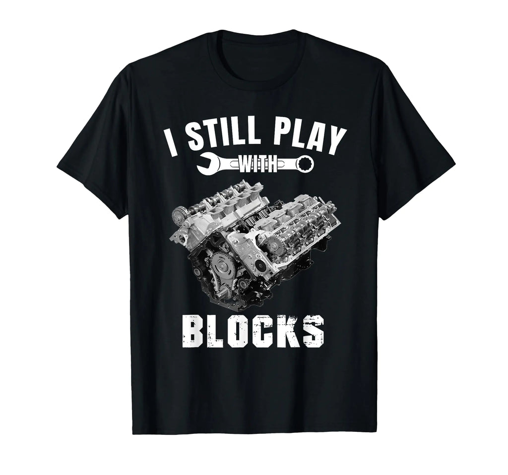 Funny Mechanic's Block Play T-Shirt