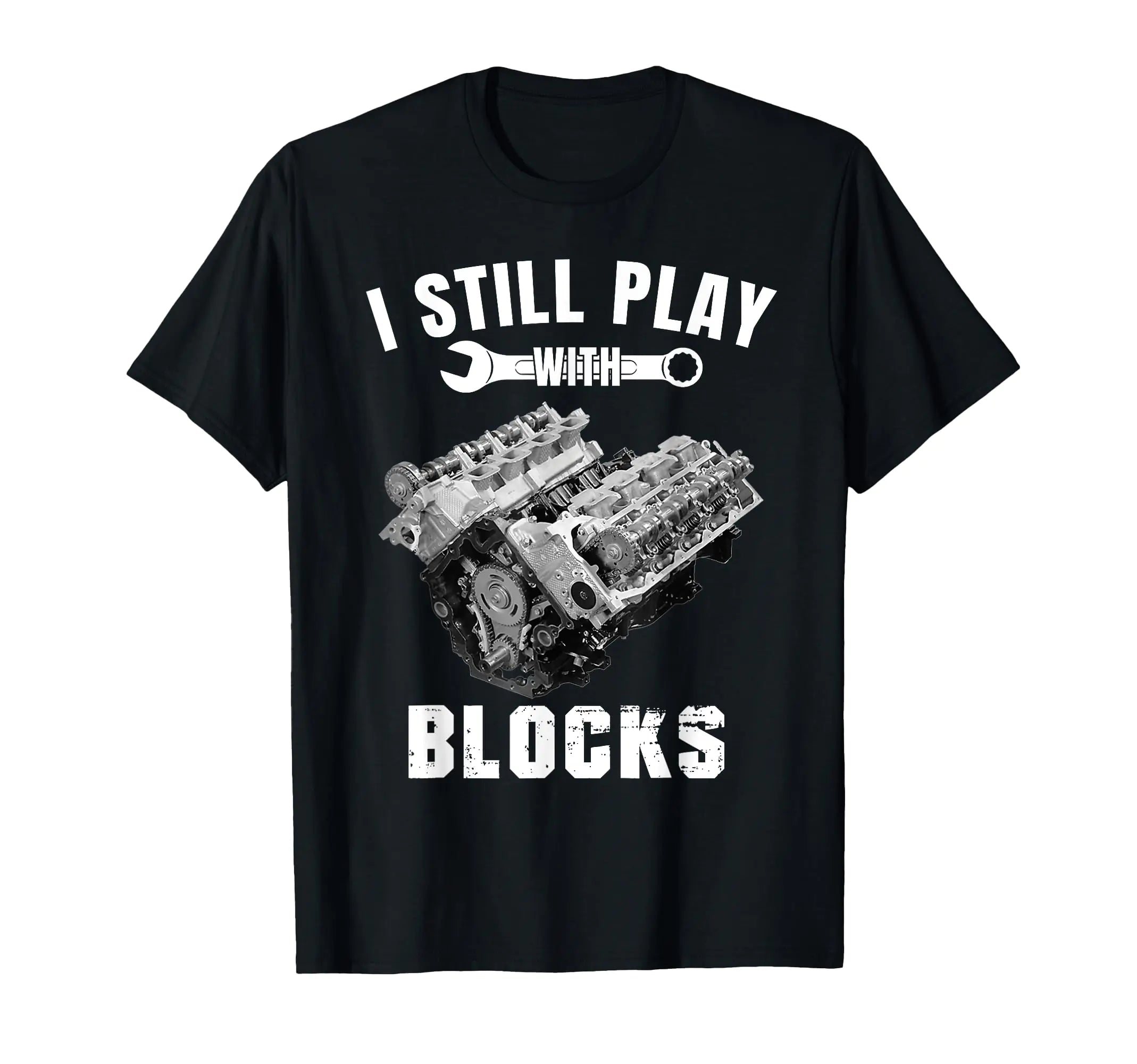 Funny Mechanic's Block Play T-Shirt